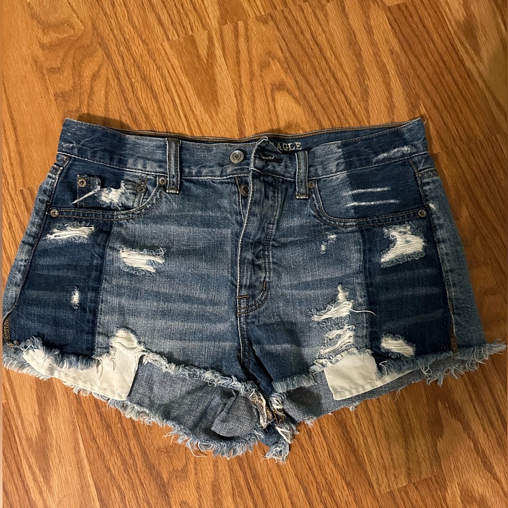 American Eagle Vintage High Rise Festival Shorts Size 8